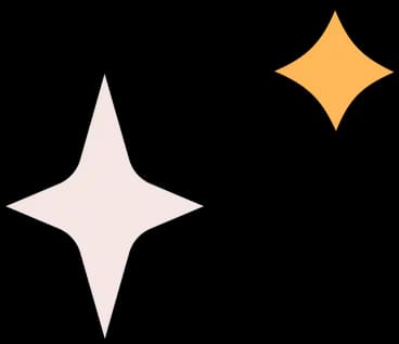 étoiles de décoration
